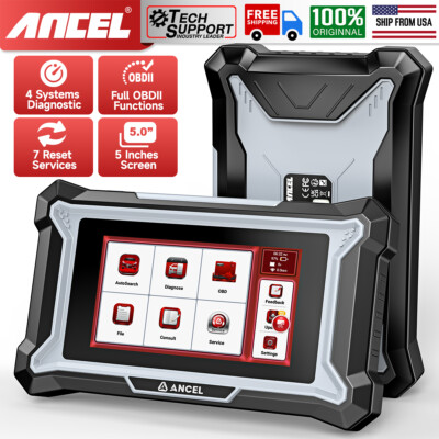 ANCEL DS100 4 System OBD2 Car Scanner Diagnostic Tool Support 10000+ models
