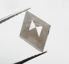 0.75 CT 8.8 X 6.2 MM Kite cut Natural Grey color Diamond for Kite Ring gift