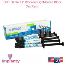 GDT Dental LC Blockout Light-Cured Block Out Resin Blue Color Easy Application