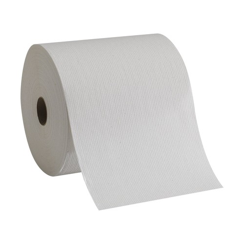 Recycled Paper Towel Roll 800 Feet Per Roll, 6 Rolls Per Case White - Picture 2 of 7