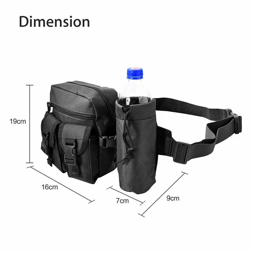 Outdoor Utility Tactical Waist Bauchtasche Tasche Militär Camping Wandern Gürteltasche - Bild 5 von 10