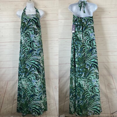 Jennifer Lopez Palm Paradise Laced Maxi Dress Size 14 Green Lined High Side Vent | eBay Jennifer Lopez Palm Paradise Laced Maxi Dress Size 14 Green Lined High Side Vent | eBay