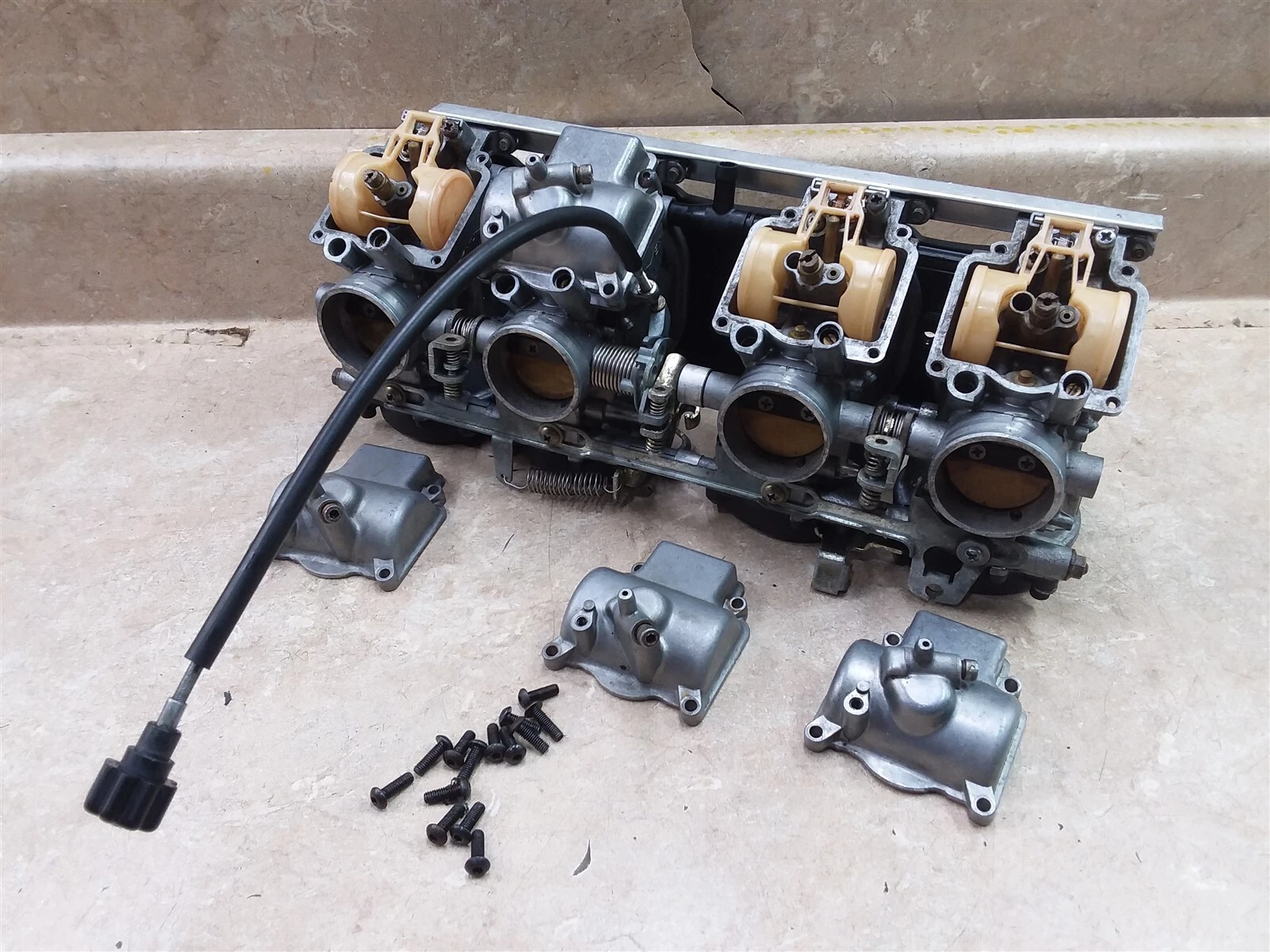 Kawasaki 600 ZX6 NINJA ZX600-E2 Engine Carbs Carburetor Set 1994