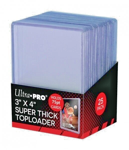 Ultra PRO Toploader - Super Thick Toploader 75pt 25 Stück