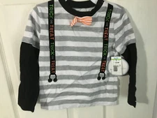 Koala Kids Colorful Long Sleeve Trick Or Treat Top 18-24 Months *NEW W Tags* tt1