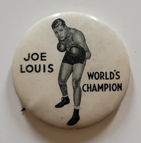 Boxing - Joe Louis, World's Champion - Vintage 1 3/4" Pinback Button