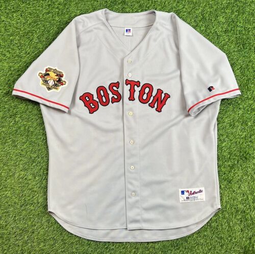 Manny Ramirez Boston Red Sox 2001 Russell Athletic Authentic MLB Jersey Size 52