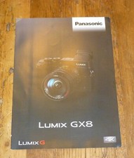 PANASONIC GX8 PRODUCT CATALOGUE AD BROCHURE A4, 3 pages  (CH)