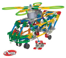 Rare K’NEX Transport Chopper Building Set with Motor | 342 pc | 11413