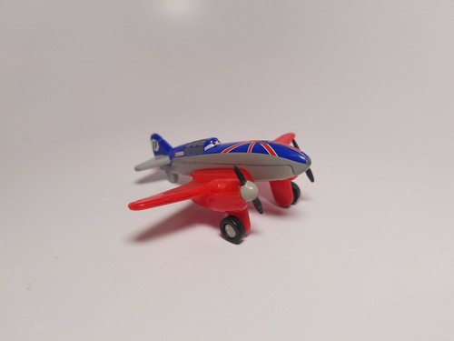Disney Pixar aerei n. 11 bulldog metallo pressofuso giocattolo modello aereo regalo 1:55 bambini - Foto 7 di 7
