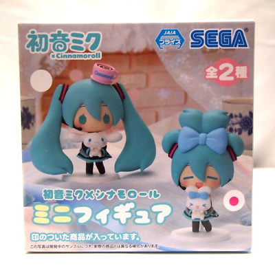 Hatsune Miku CINNAMOROLL mini Figure Set of 2 SANRIO 4.0in SEGA Hatsune Miku CINNAMOROLL mini Figure Set of 2 SANRIO 4.0in SEGA