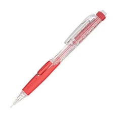 Pentel Twist-Erase Click Mechanical Pencil 0.5mm Red Accents Office School Home