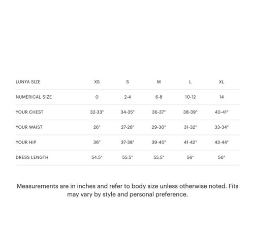 NEU Lunya Restore langes Maxikleid in meditativem Grau hinten offen Seitenschlitz Gr. XL - Bild 8 von 9