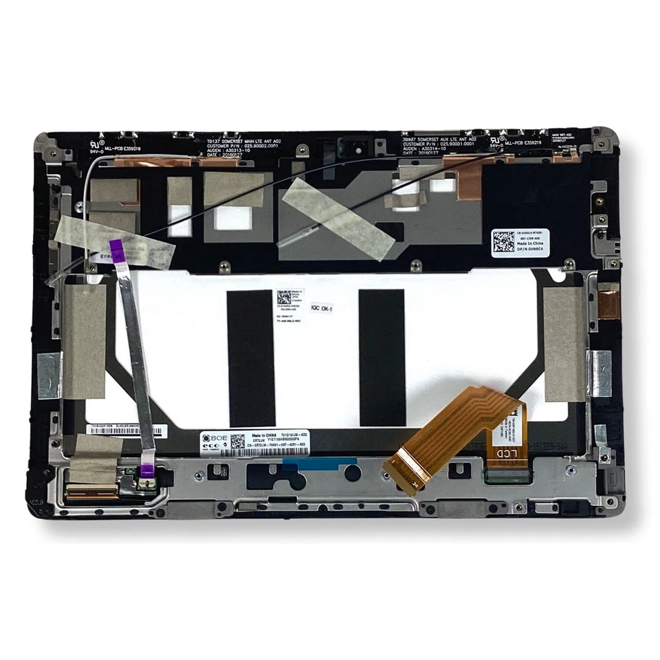 Планшет Dell Venue 10 Pro 5056 сенсорный экран 10.1 жидкокристаллический экран в сборе T4GRW KT6D6 - Изображение 3 из 4