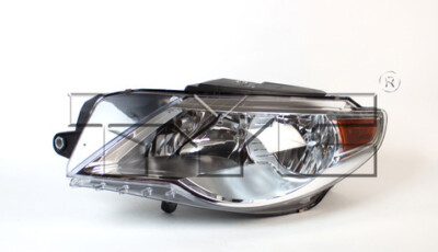 TYC Left Driver Side Halogen Headlight for Volkswagen CC 2009-2012 Models
