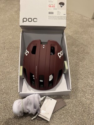 New POC Ventral MIPS Helmet Large - Garnett Red Matte