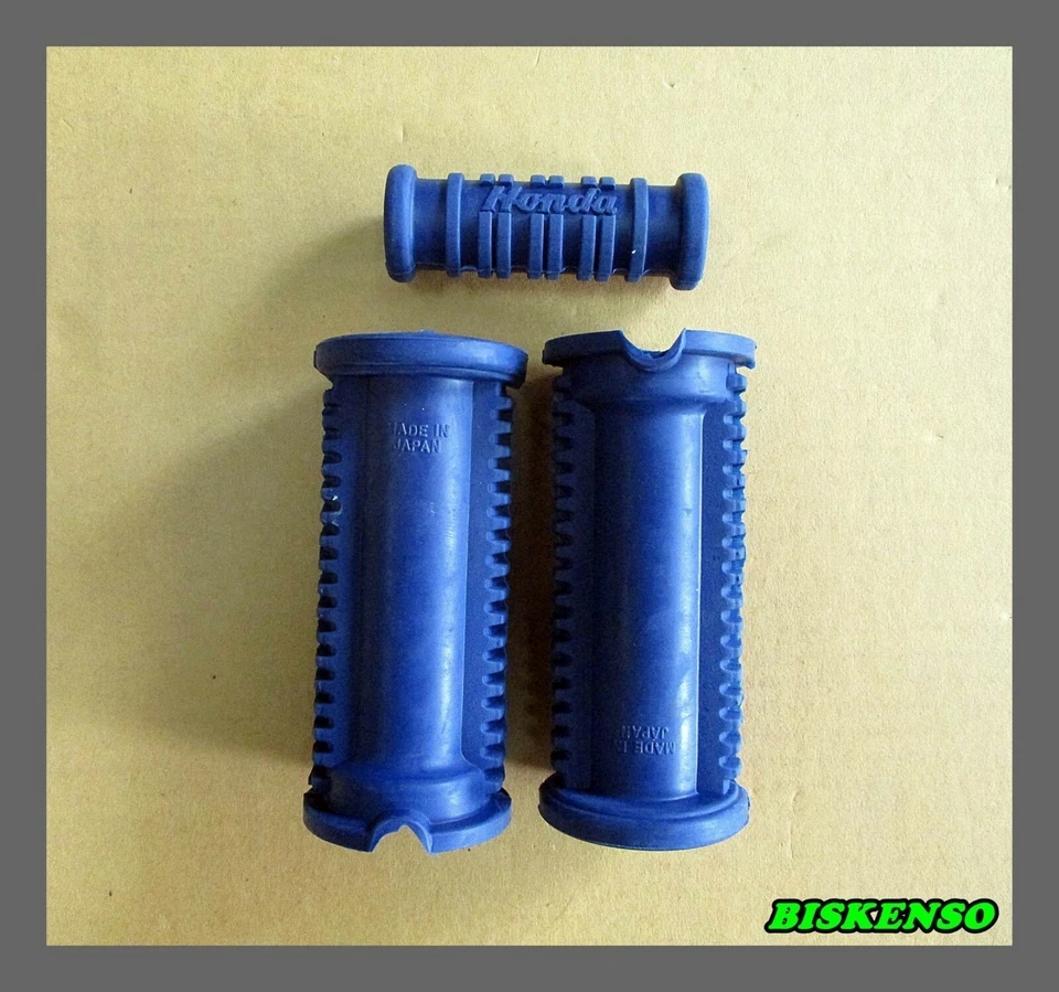 Fit Honda CB100 CB125 CB175 Front Foot Peg & Kick Starter Rubber  Blue #BI5870# Foto 2 de 4