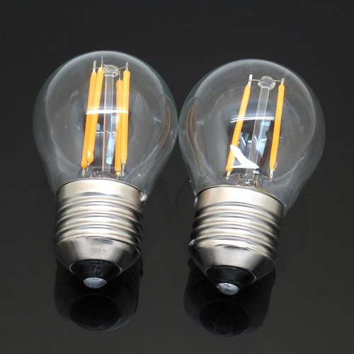 2W 4W 6W Vintage G45 LED Filament Globe Bulb E27 Screw Base Light 3000K-6000K - Picture 9 of 12