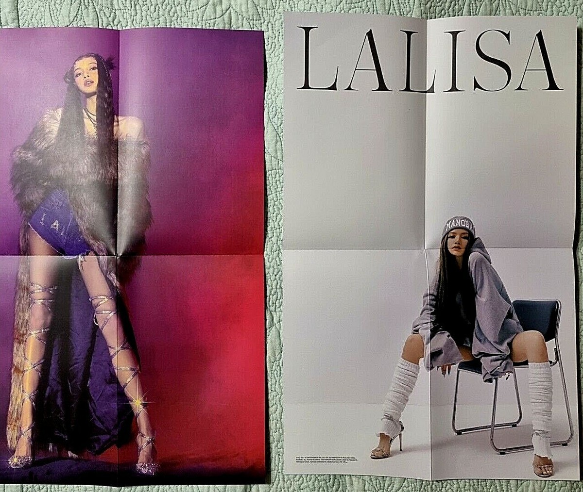 BLACK PINK LISA ] LISA First Single Album Folded Double Sided