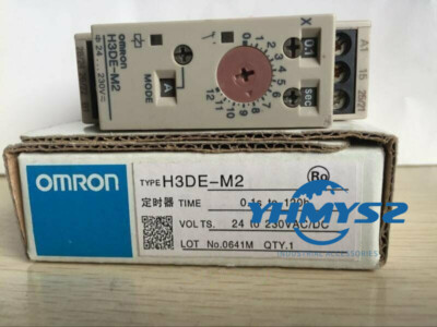 1PC New Omron H3DE-M2 Time Relay Timer In Box Free Shipping H3DEM2 #