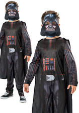 Green Collection Darth Vader Boys Star Wars Licensed Fancy Dress Costume