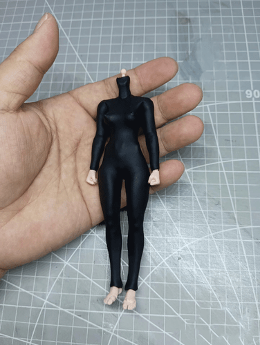 1/12th Female Clothes Tights Cloth Jumsuit Model for 6''Romankey X COWL Figure - Picture 4 of 4