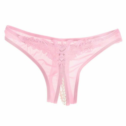 Women Sexy Lace Pearl Briefs Lingerie Knickers G-string Thongs Panties Underwear - Picture 10 of 23