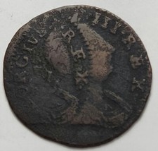 1776 OR 5? Double Struck Non-Regal Halfpenny 6.22 grains