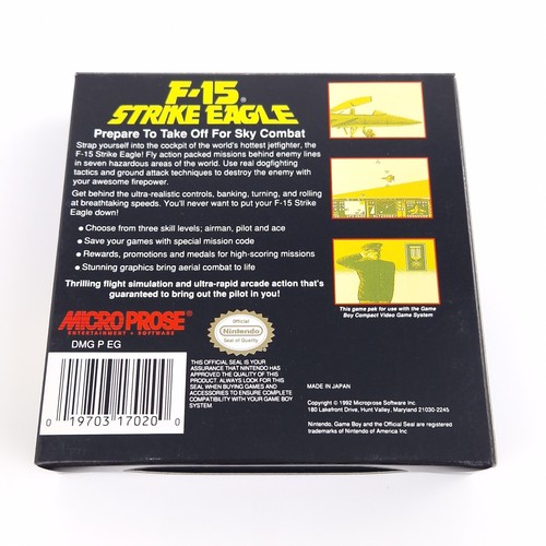 Nintendo Game Boy Classic Spiel : F-15 Strike Eagle - Gameboy OVP NTSC-U/C USA - Bild 6 von 18