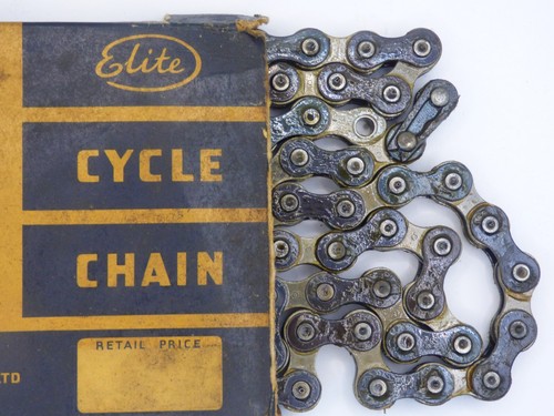 RENOLD ELITE TRACK / TRACK BICYCLE CHAIN 1/2" x 1/8" - 110 L - NOS - NIB - Picture 3 of 4