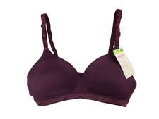 Warner's Women's Cloud 9 Wireless Bra 34B NEW Plum