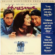 Threesome: Lara Flynn Boyle  Laserdisc, TriStar, 1994 Widescreen, 93 mins, R