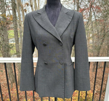 Claudie Pierlot Paris Womens Wool Double Breasted Blazer Sz S M