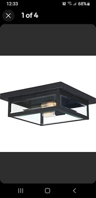 Wvr1612ek Westover Modern Industrial Outdoor Flush Mount Ceiling Lighting 2light