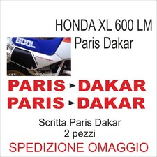 Adesivi prespaziati Paris-Dakar replica XL 600 LM  (2 pezzi)
