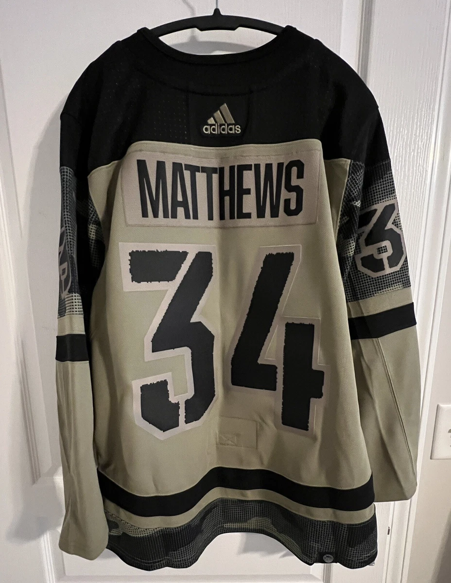 Auston Matthews Authentic Toronto Maple Leafs Camo Armed Forces