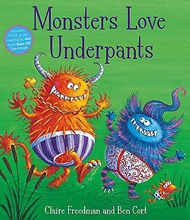 Monsters Love Underpants Pa, Claire Freedman, Used; Very Good Book - Picture 1 of 1