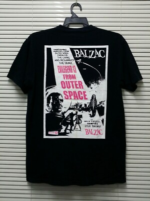 Vtg 90's balzac,japan punk rock band promo album t shirt/sz M(20