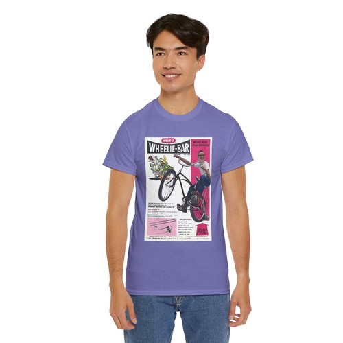 Retro WHAM-O WHEELIE-BAR FOR DRAG BIKE PRINT AD T-Shirt, Vintage Drag Bike Tee, - Picture 81 of 121