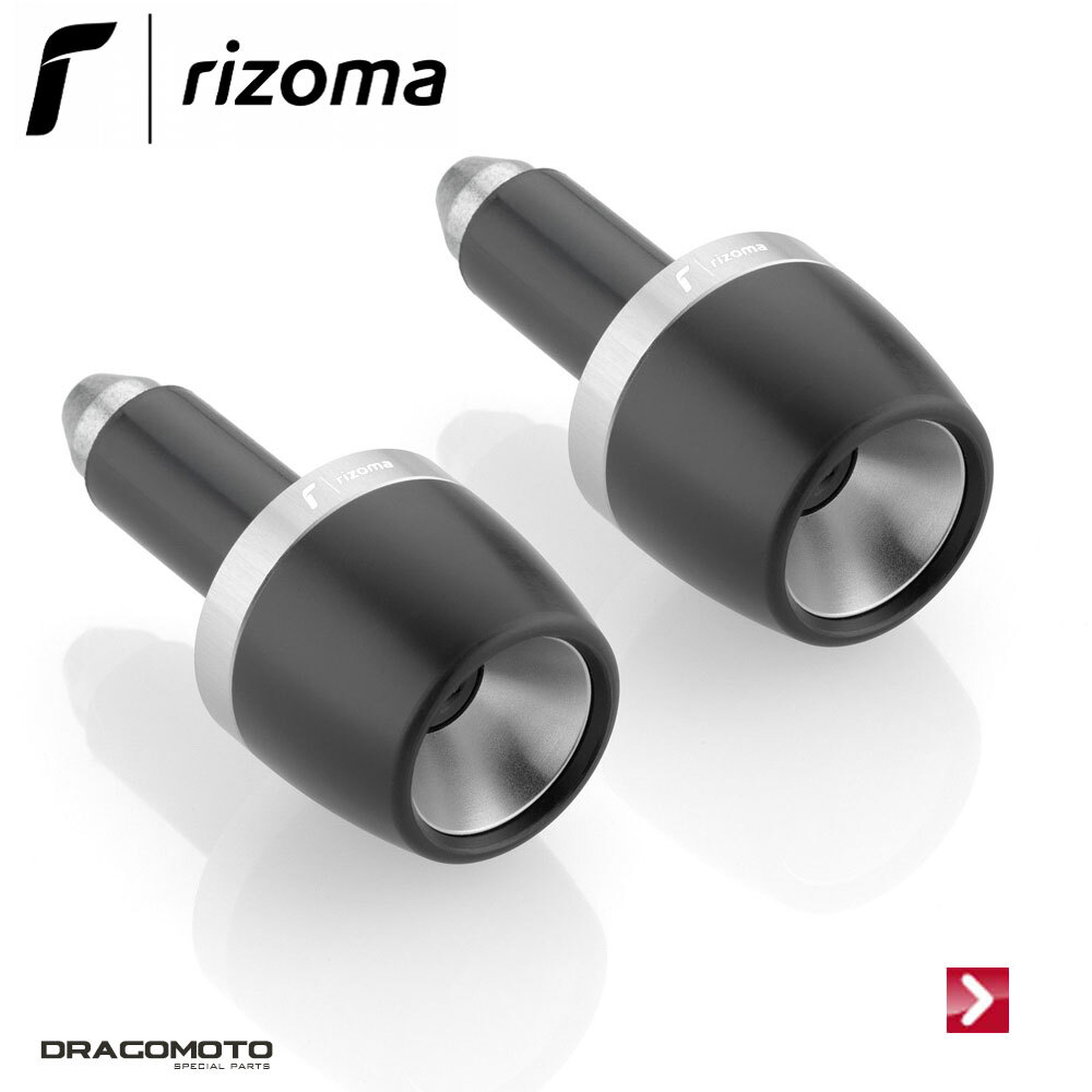 Embouts de guidon RIZOMA MA532A argent pour sublimer votre Vespa GTS 150 en ville