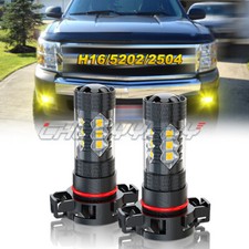 2pcs Golden Yellow 5202 Led Fog Light Bulbs 80w For Gmc Yukon Xl 2500 2007-2013 2pcs Golden Yellow 5202 Led Fog Light Bulbs 80w For Gmc Yukon Xl 2500 2007-2013