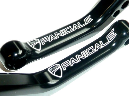 Ducati Panigale 899 2014-2015 BLACK BRAKE & CLUTCH LEVERS SET ROAD TRACK RACE - Picture 3 of 12