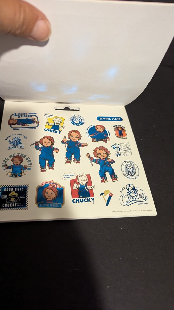 Chucky 16 Page Sticker Book 300+ Stickers | eBay