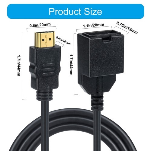 Durability Hdmis Extension Cord Clear Resolution Compatible For Car - Zdjęcie 8 z 8