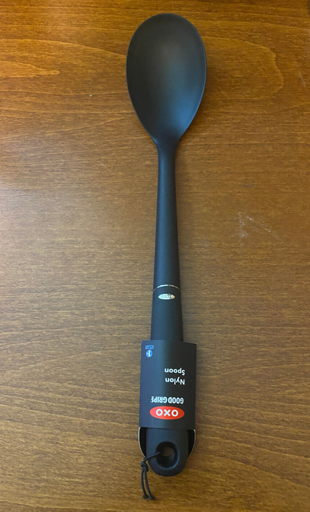 OXO Good Grips Black Nylon Serving Spoon With Soft comfortable grip