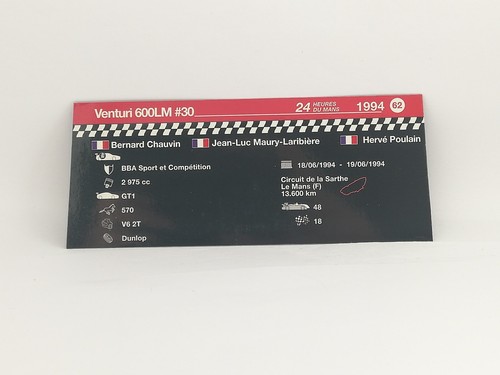 20 cartes - ALTAYA Collection "Les monstres sacrés de l'endurance" - 24h du Mans - Imagen 35 de 41
