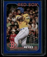 2024 Topps #594 Pablo Reyes Royal Blue