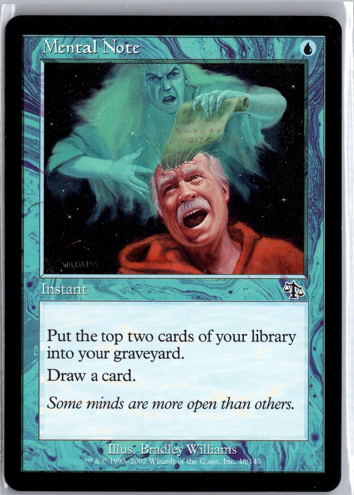 Mental Note 46 Common Judgment Magic: The Gathering Moderately Played