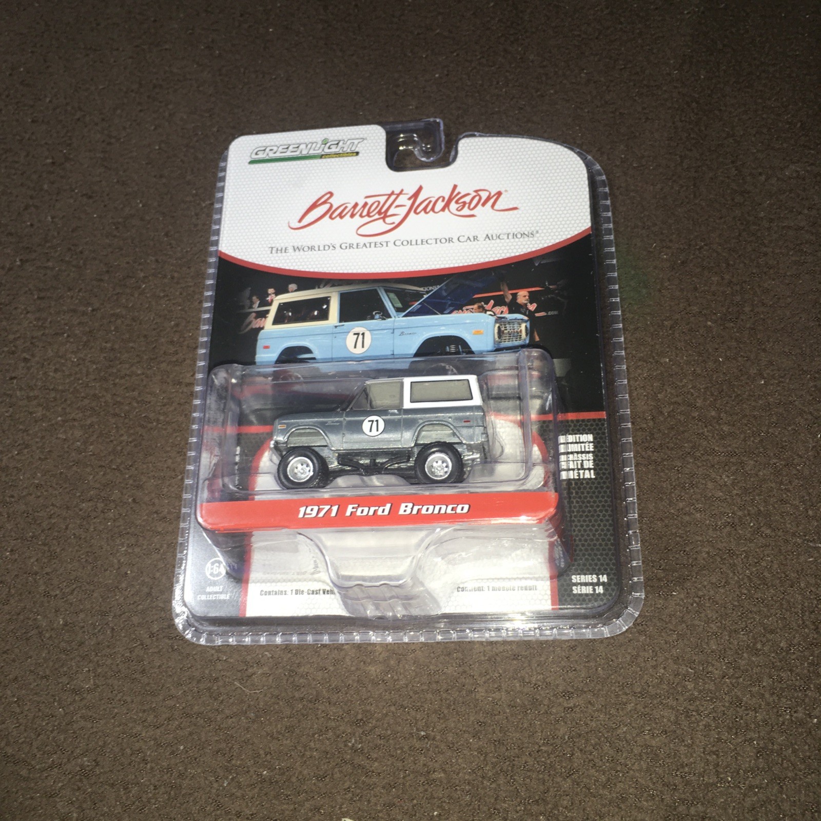 Greenlight Ford Bronco Custom N 71 Suv 1971 1:64 37310F