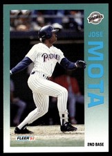 1992 Fleer Jose Mota San Diego Padres #616